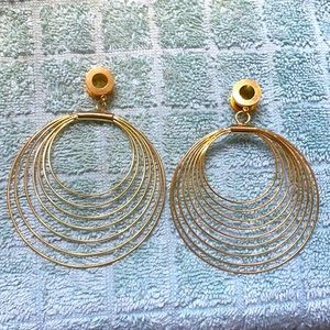Gold Hoop Gauges Size 0